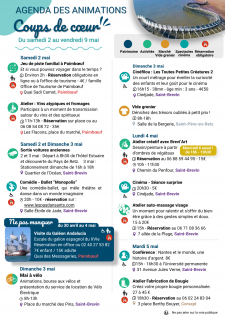 Agenda des animations