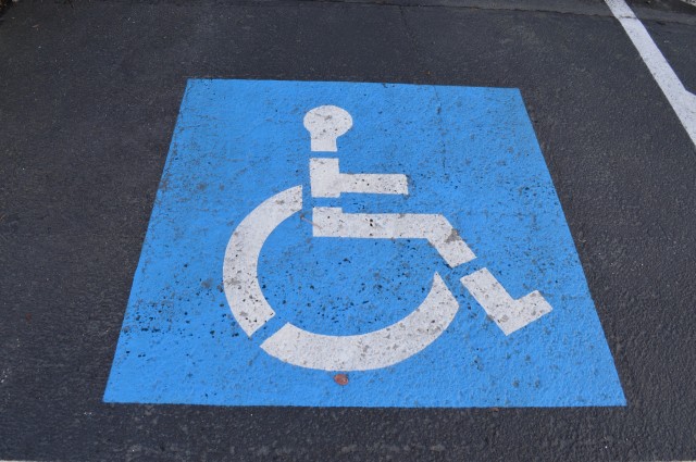 Disabled parking