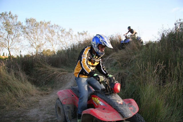 Quad biking, electric motorbikes