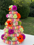 linstant-patisserie-piece-montee-macarons-fleurs-11601 linstant-patisserie-piece-montee-macarons-fleurs-11601
