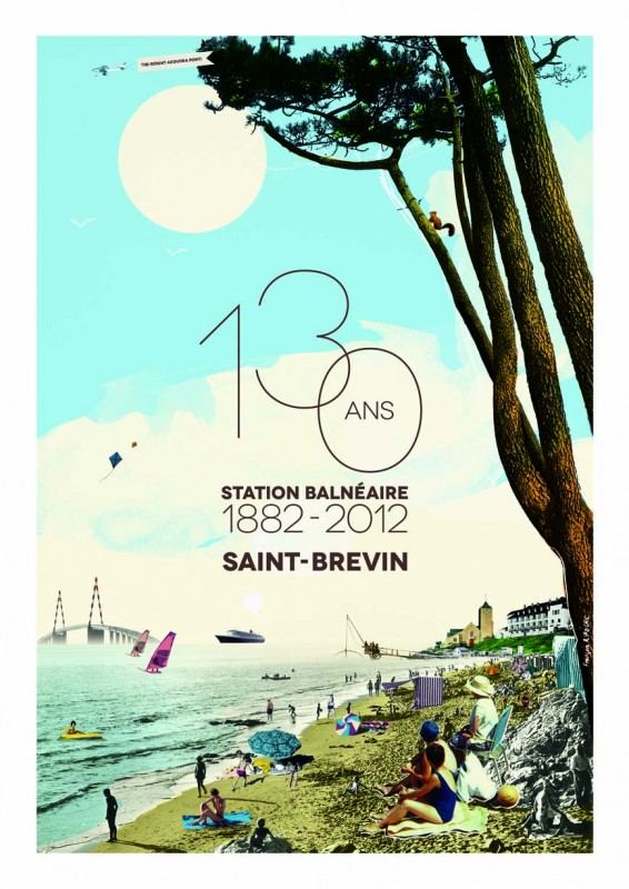 Affiche-130-ans-de-la-station-St-Brevin-1882-2012
