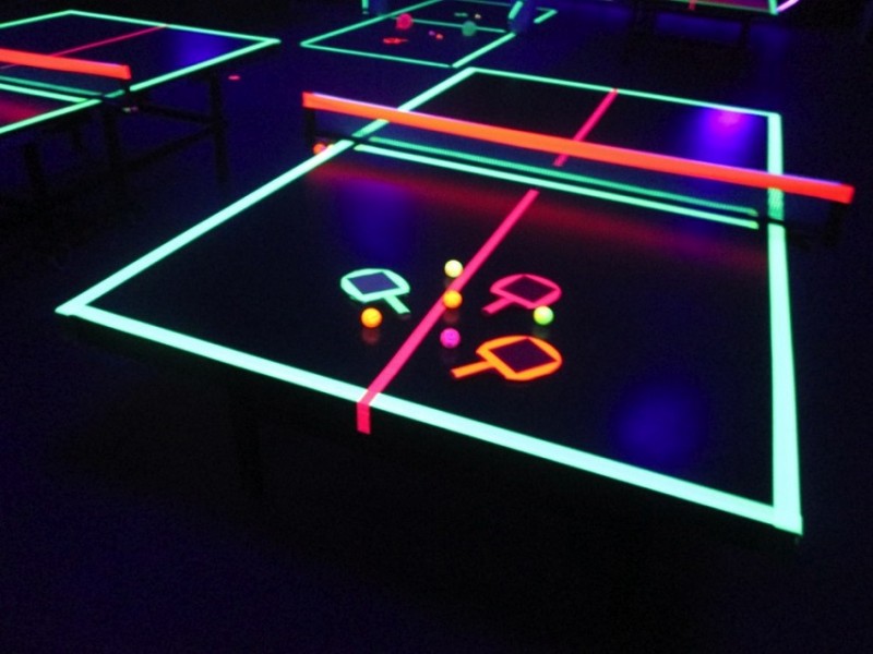 tennis de table - fluo