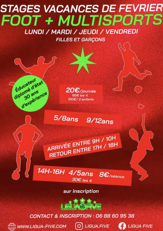 stages football et multisports